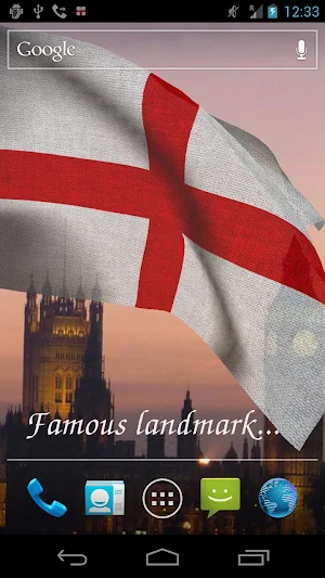 England Flag Live Wallpaper Screenshot 3