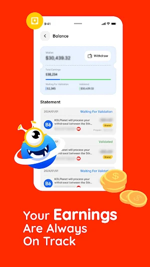 KOLPlanet: For Influencer Screenshot 2