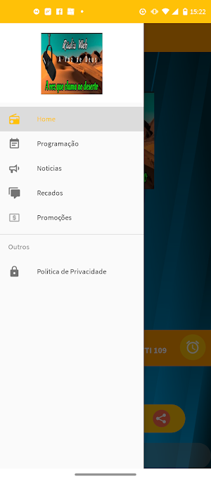 Rádio Web á Voz de Deus Screenshot 1
