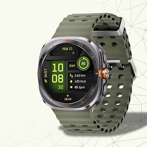 Neon Fit Watch Face Screenshot 0