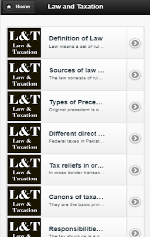 Laws of Taxation Screenshot 0