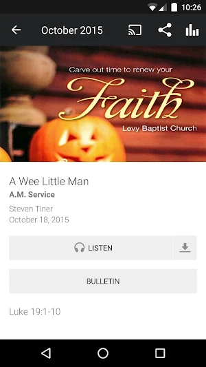 Levy Baptist Church Screenshot 1