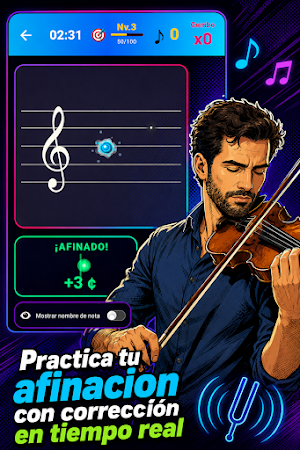 Tune Hero - Practica afinacion Screenshot 0
