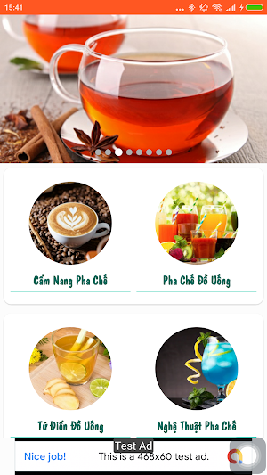 Pha Chế  Đồ Uống Dinh Dưỡng Screenshot 1