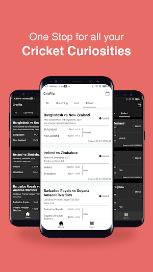 CricFlix: Live Scores, Cricket News & Scorecard Screenshot 3