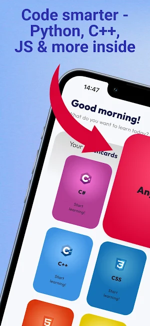 CodeFlashcards: Learn Coding Screenshot 0