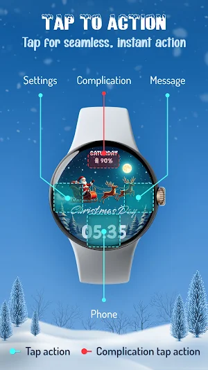 Christmas Timefaces ULTRA SGW7 Screenshot 3