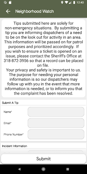 DeSoto Parish Sheriff's Office Screenshot 1
