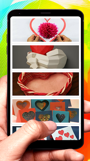 DIY love Paper Crafts Idea Screenshot 3