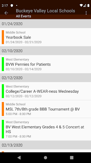 Buckeye Valley Local School District Screenshot 3