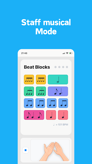 Beat Blocks - Rhythm Practice Screenshot 1