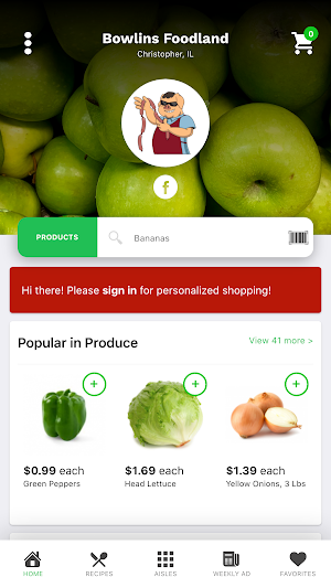Bowlins Foodland Screenshot 0