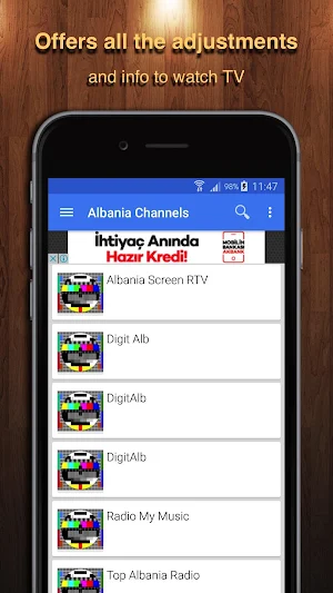 TV Albania Channel Data Screenshot 0