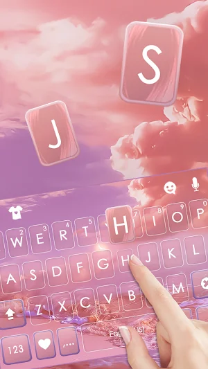 Aesthetic Keyboard Background Screenshot 1