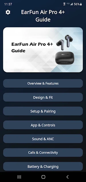 EarFun Air Pro 4+ Guide Screenshot 1
