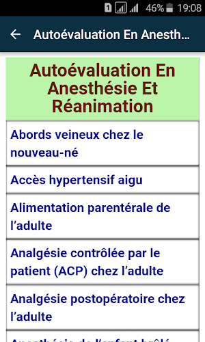 Anesthesia Handbook Screenshot 0