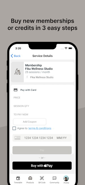Fika Wellness Studio Screenshot 1