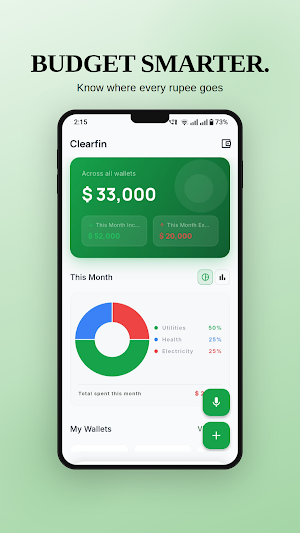Clearfin – Budget Tracker Screenshot 0