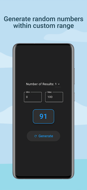Number Dice Card Coin Roller Screenshot 2