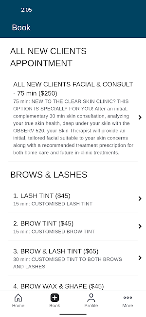 The Clear Skin Clinic Screenshot 1