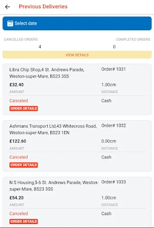 ETM Delivery Tracking Screenshot 3