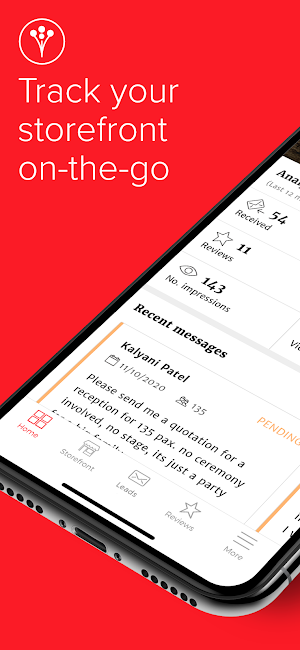 WeddingWire.in for business Screenshot 0