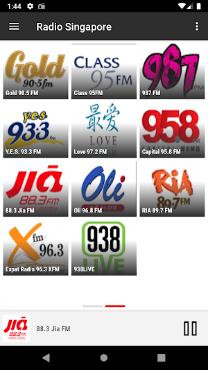 RADIO SINGAPORE : Online Singapore radios Screenshot 2