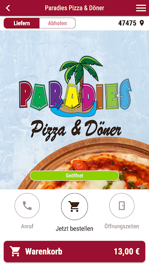 Paradies Pizza & Döner Screenshot 0