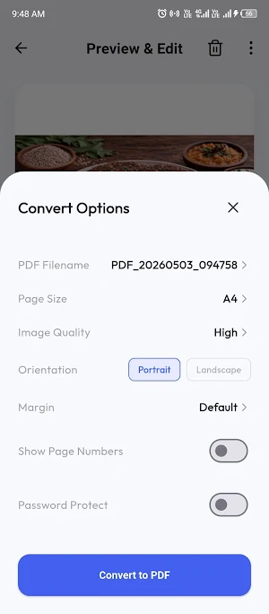 Images to pdf converter Screenshot 3