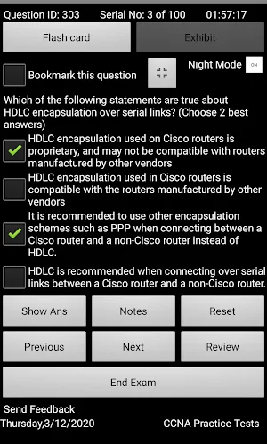 CCNA 200-301 Practice Tests - Full Screenshot 0