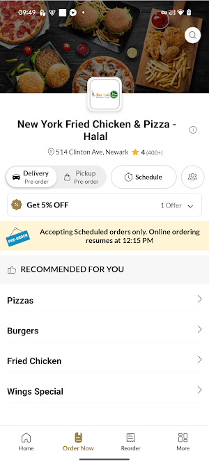 New York Fried Chicken Pizza Screenshot 2