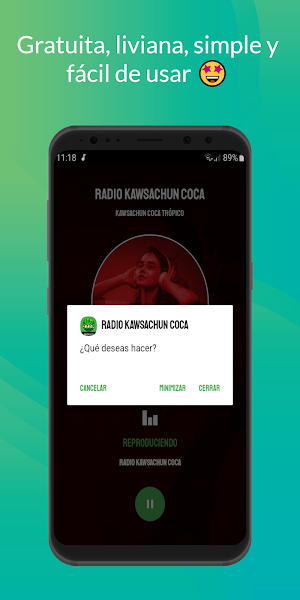 Radio Kawsachun Coca Trópico Screenshot 2