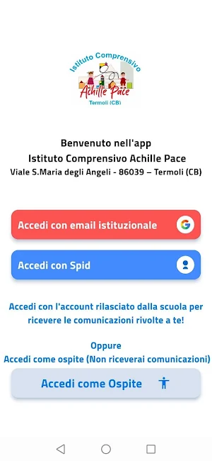 Ist. Comprensivo Achille Pace Screenshot 0