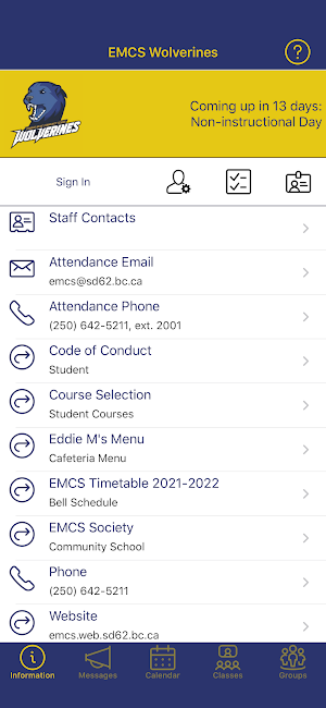EMCS Wolverines Screenshot 0