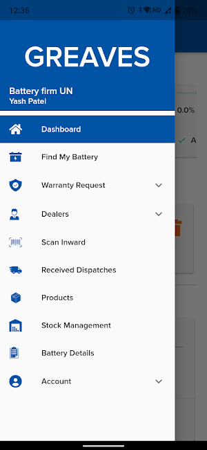 Greaves Battery Warranty Screenshot 3