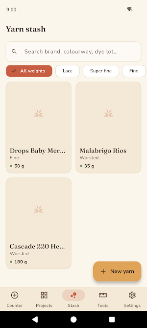 Knitting & Crochet Counter Screenshot 3
