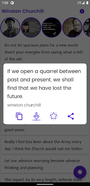 Winston Churchill and Sayings Screenshot 2
