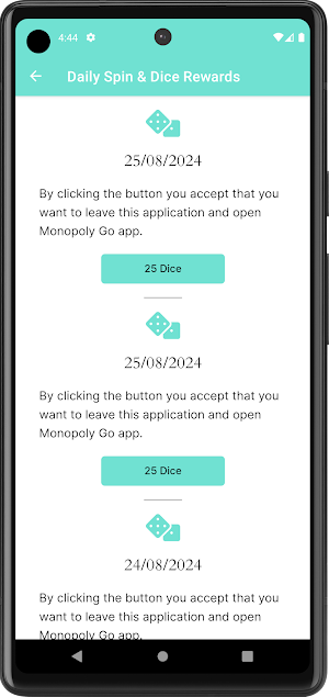 Daily Spin & Dice Rewards Screenshot 2