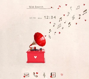 Love & Music Theme Screenshot 0