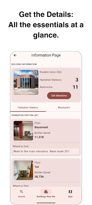 UMass Locator Screenshot 1
