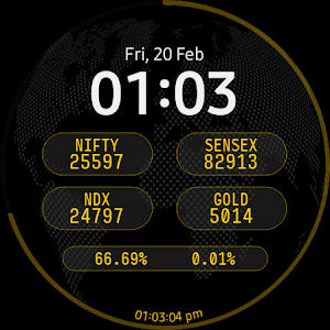 DigiGlobe Face for WearTicker Screenshot 3