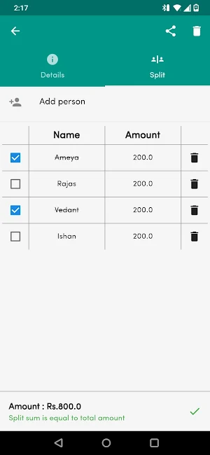 MyTransactions Screenshot 3
