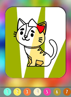 Cute Cats Coloring Book Screenshot 2