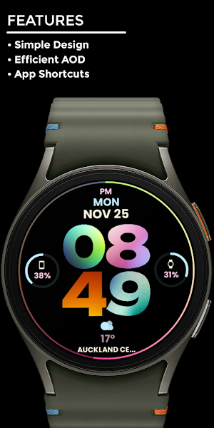 Night 70 - watch face Screenshot 1
