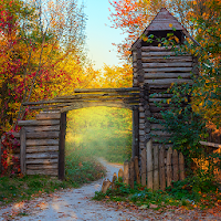Autumn City Park Escape