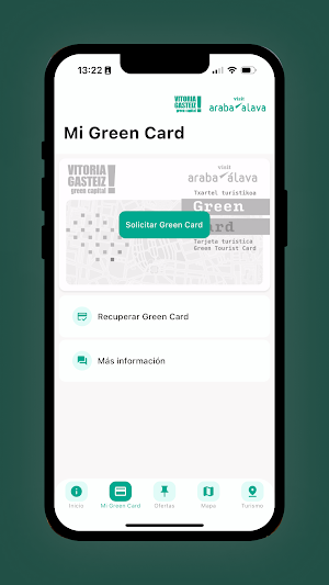 Green Tourist Card Screenshot 1