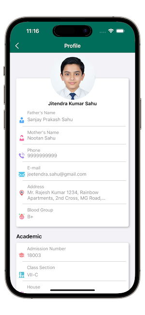 St. Aloysius Sr. Sec. School Screenshot 1