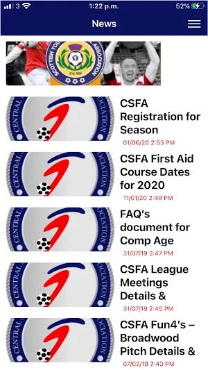 Central Scotland FA Screenshot 3
