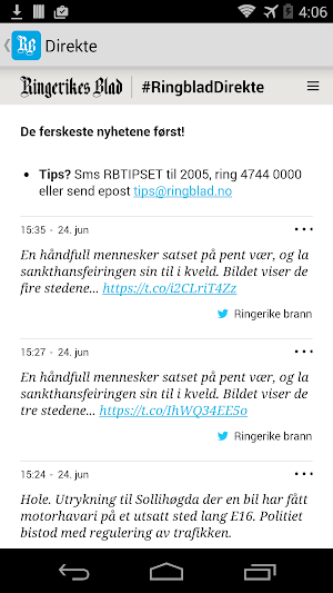 ringblad.no Screenshot 1