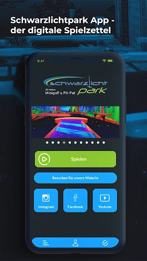 Schwarzlichtpark App Screenshot 0